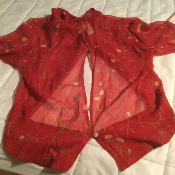 Coldwater Creek 100% Silk Two Piece Dress and Cover Set - Picture 8 of 10